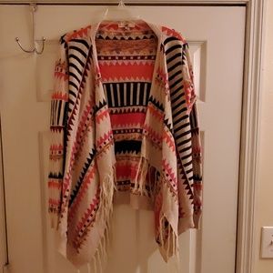 Western/boho cardigan